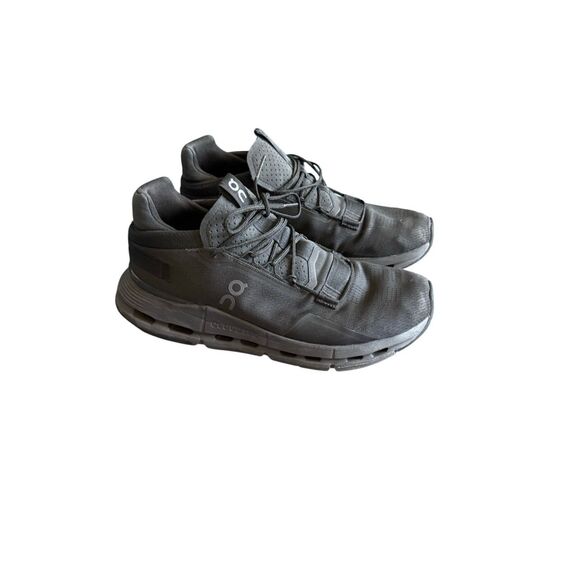 On Running Mens Black Cloudtec Cloudnova 2 All-day Active Sneakers Size 11